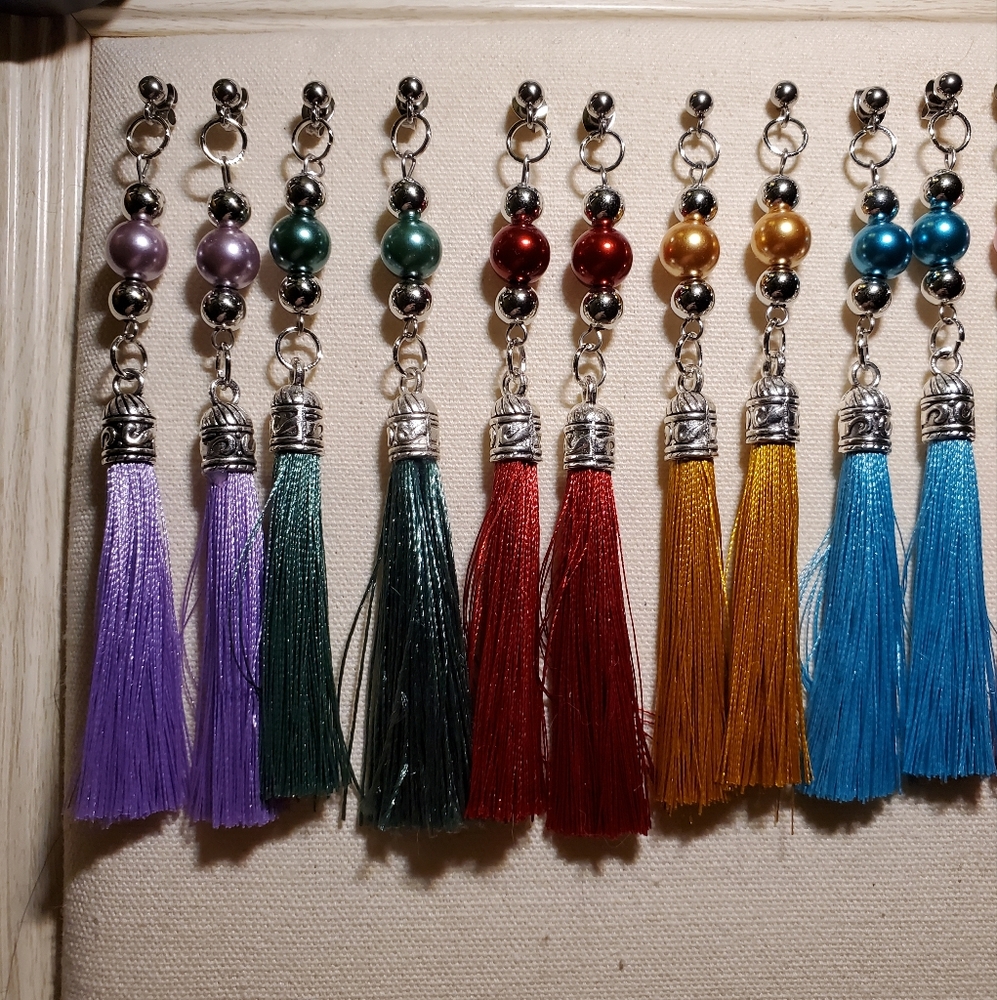Tassel Earrings - 9 different colors